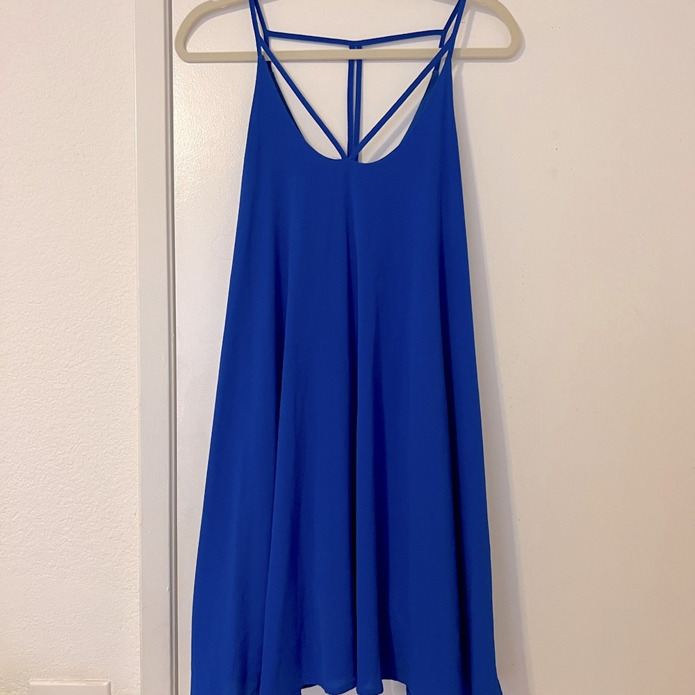 Hopes royal blue swing dress